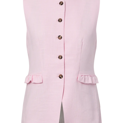 YAS Agana gilet pink lady