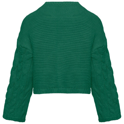 UNICORN Women's sweater beige green one size
