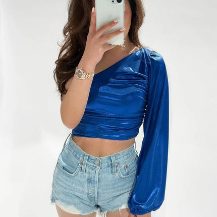 UNICORN Women's shirt top dark blue s m l
