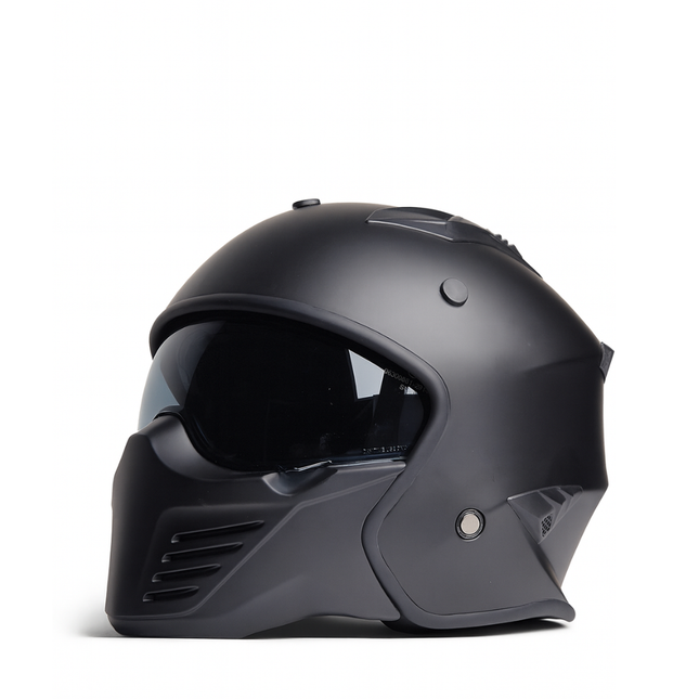 UNICORN Helmet vito jet bruzano mat black