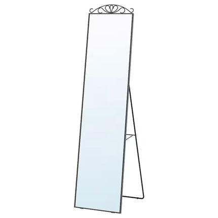 UNICORN Karmsund Standing mirror, black, 40x167 cm