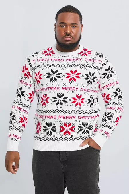 UNICORN Men's sweater Christmas white xxl xxxl xxxxl xxxxxl
