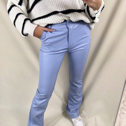 UNICORN Women's leather trousers blue s m l