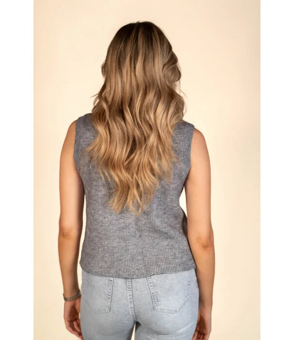 UNICORN Woman's Top Gilet grey xs s m l xl