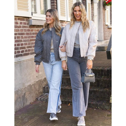UNICORN Women's coat gray beige s/m m/l
