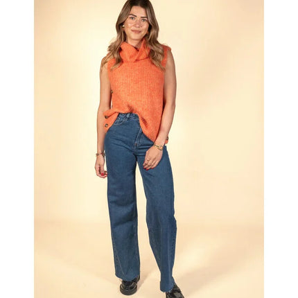 UNICORN Women's jeans wide leg dark denim XS S M L XL
