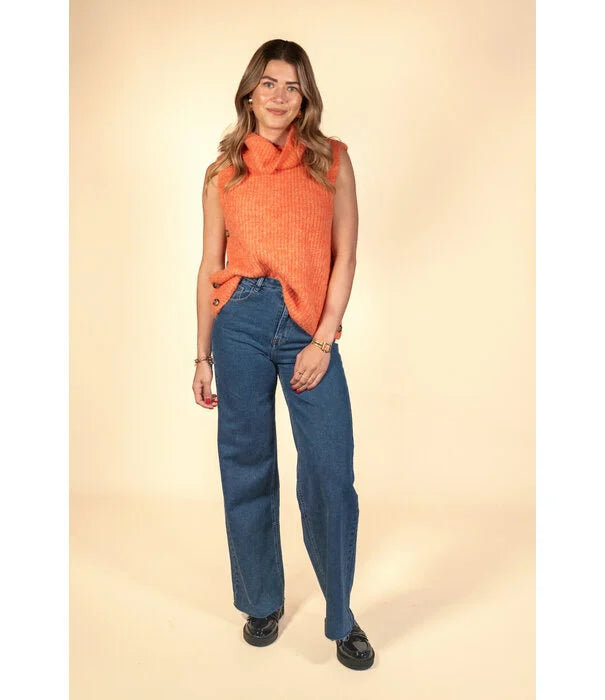 UNICORN Women's jeans wide leg dark denim XS S M L XL
