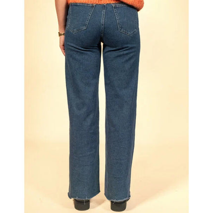 UNICORN Women's jeans wide leg dark denim XS S M L XL