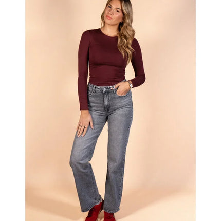 UNICORN Women's jeans wide leg gray xs s m l xl