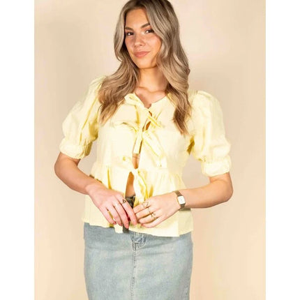 UNICORN Women's Shirt Top yellow XS S M L XL
