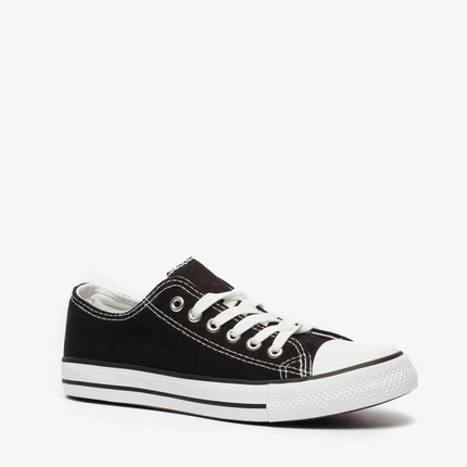 UNICORN Women's low sneakers lace-up shoes white black 36 to 41