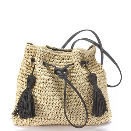 UNICORN Women's shoulder bag braided beige one size
