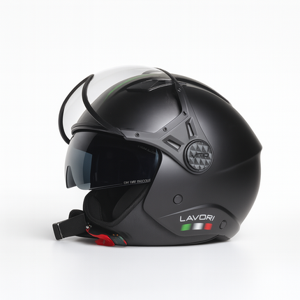UNICORN Helm vito jet lavori - mat black fashion