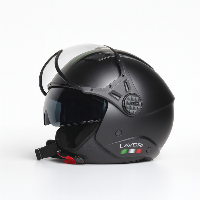 UNICORN Helm vito jet lavori - mat black fashion