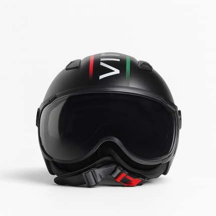 UNICORN Helm vito jet lavori - mat black fashion