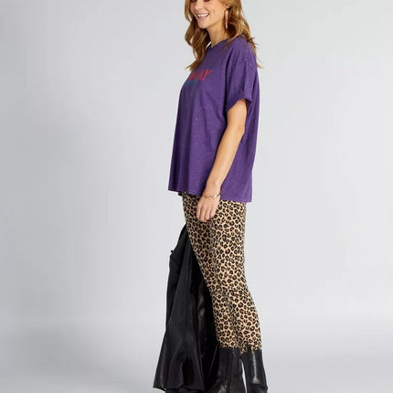 UNICORN Women's trousers leggings leopard print xs s m l xl