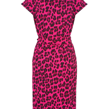 UNICORN Women's polka dot dress dark pink black s m l xl