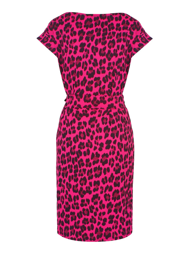 UNICORN Women's polka dot dress dark pink black s m l xl