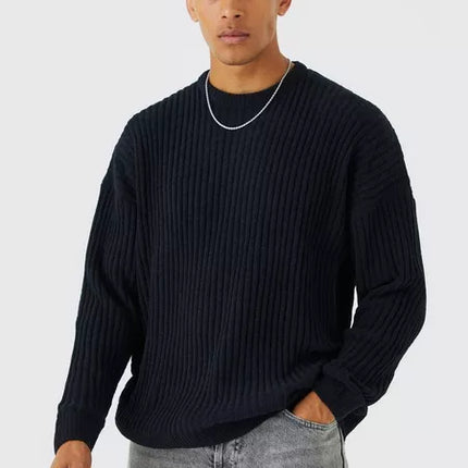 UNICORN Men's sweater rib black xs s m l xl
