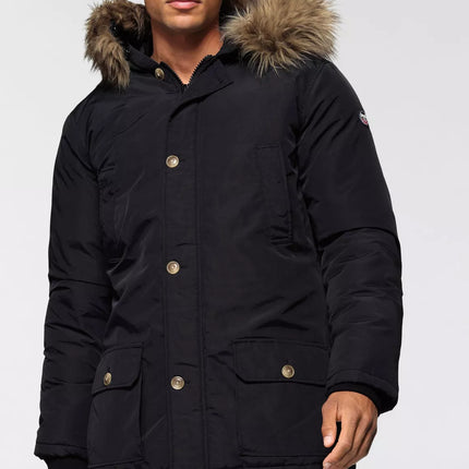 UNICORN Men's jacket parka black S M L XL XXL XXXL