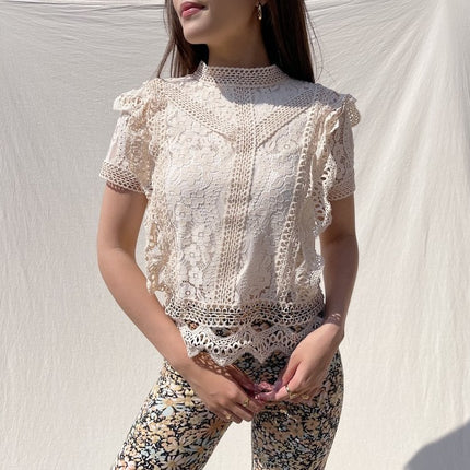 UNICORN Women's shirt top white beige black s m l
