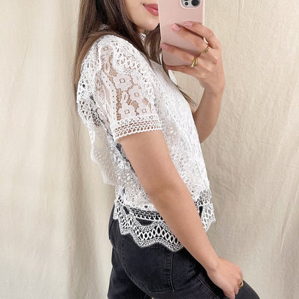 UNICORN Women's shirt top white beige black s m l