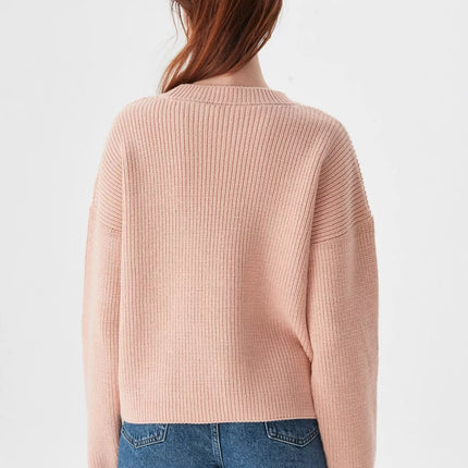 UNICORN Women's knitted sweater gray pink blue navy blue xs s m l xl xxl