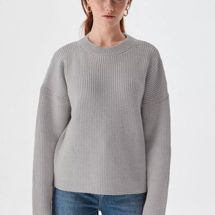 UNICORN Women's knitted sweater gray pink blue navy blue xs s m l xl xxl