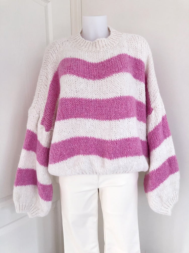 UNICORN Women's sweater pink white s m l