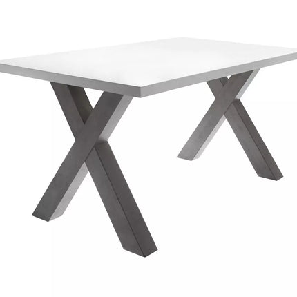 UNICORN Dining table color white Width 140 cm Depth 90 cm Height 75 cm