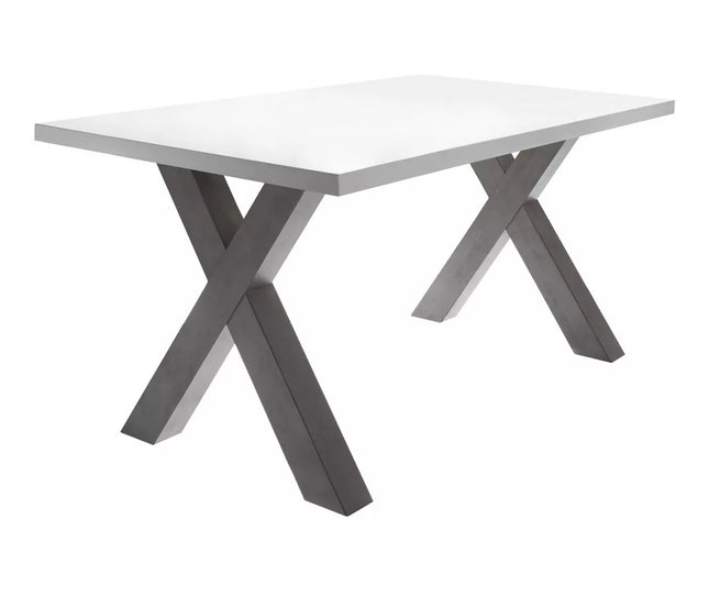 UNICORN Dining table color white Width 140 cm Depth 90 cm Height 75 cm