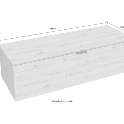 UNICORN TV furniture wall unit modern black white brown Width 118 cm Depth 42 cm Height 35 cm