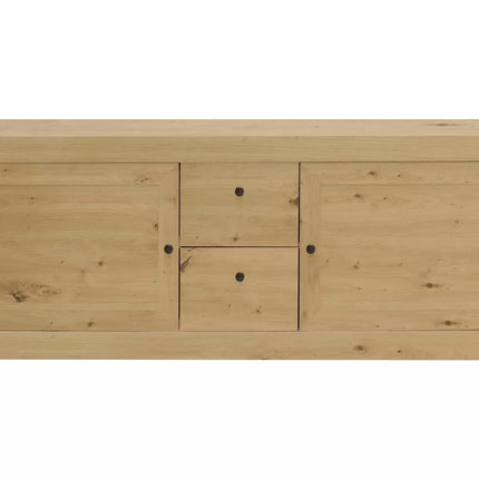 UNICORN TV furniture wall unit country style matt anthracite light brown Width 167 cm Depth 44 cm Height 62 cm