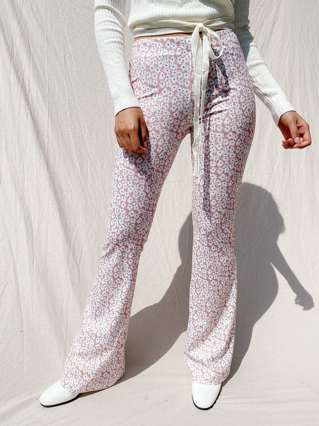 UNICORN Women's trousers pink white s m