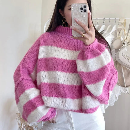 UNICORN Women's sweater pink white xs s m l xl