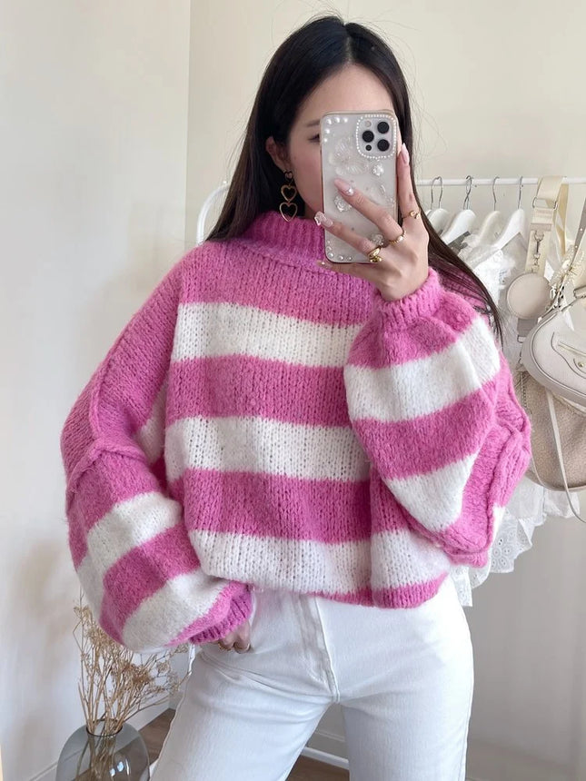 UNICORN Women's sweater pink white xs s m l xl