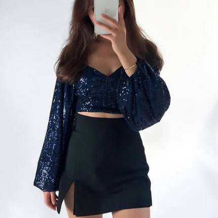 UNICORN Women's top shirt dark blue s m l