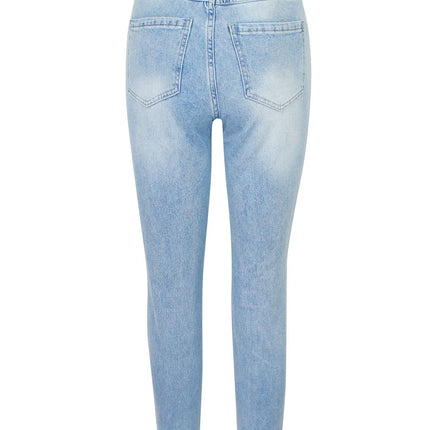 UNICORN Women's glitter jeans light blue xs s m l xl