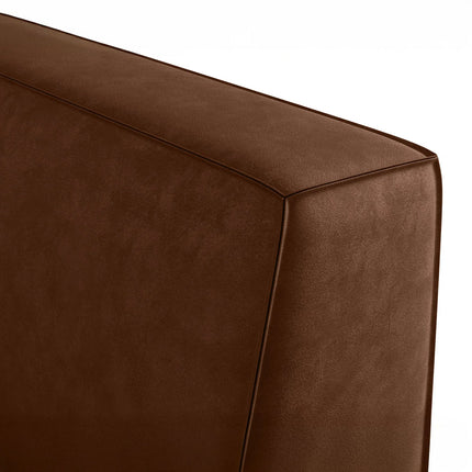 UNICORN Corner sofa 4-seater with chaise longue Faux leather black beige brown gray
