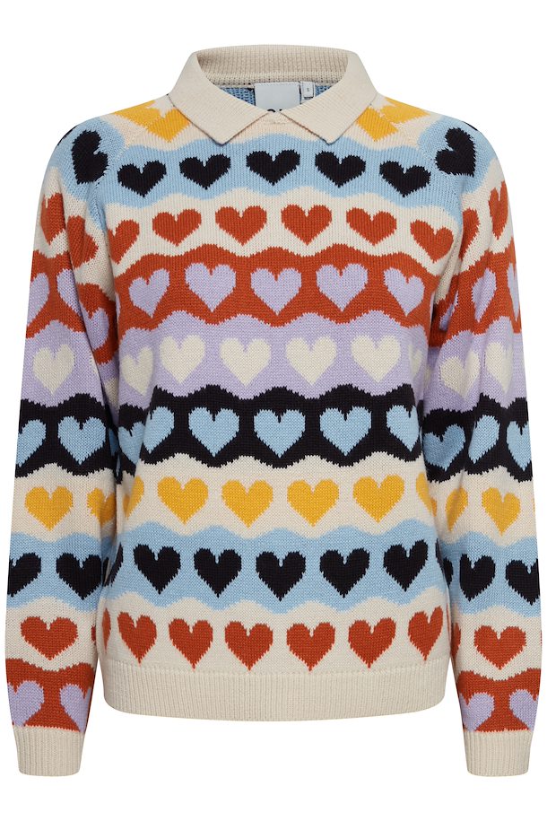 UNICORN Women's sweater hearts white xs s m l xl xxl