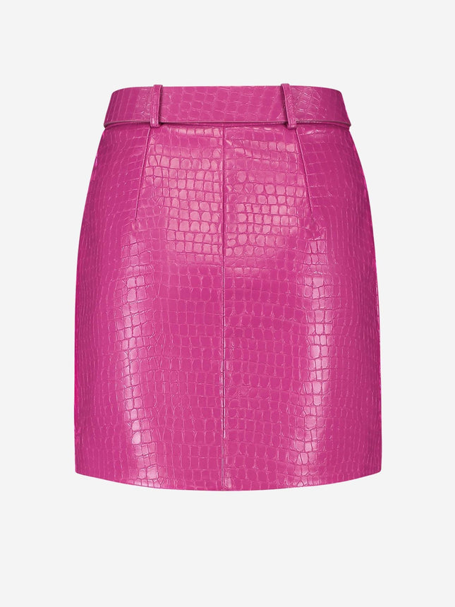 UNICORN Women's leather skirt pink xs s m l xl