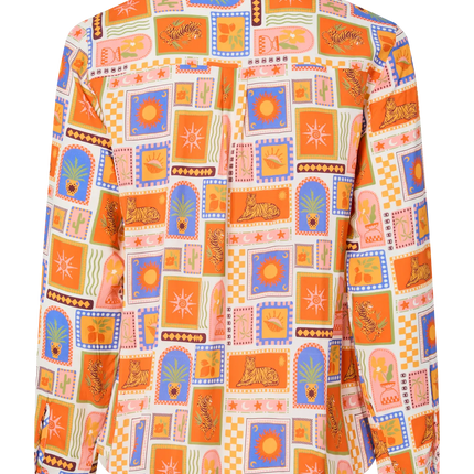 Saylor blouse cloud print