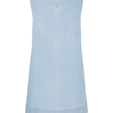 Flora mini dress light blue denim