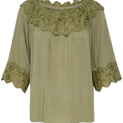UNICORN Women's blouse olive green xs s m l xl xxl xxxl