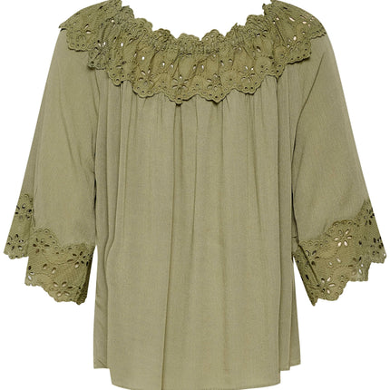 UNICORN Women's blouse olive green xs s m l xl xxl xxxl