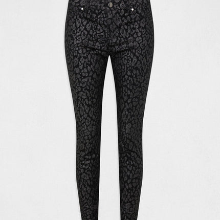 UNICORN Women's trousers leopard print black xs s m l xl xxl