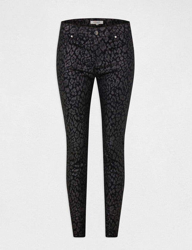UNICORN Women's trousers leopard print black xs s m l xl xxl