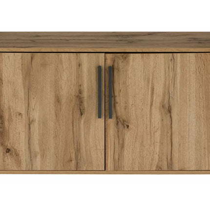 UNICORN Shoe cabinet Dresser white brown gray Width 95 cm Depth 35 cm Height 53 cm