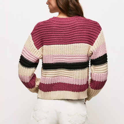 UNICORN Women's knitted sweater pink beige black xs s m l xl