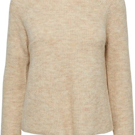 UNICORN Women's sweater with a round neck beige xs s m l xl xxl
